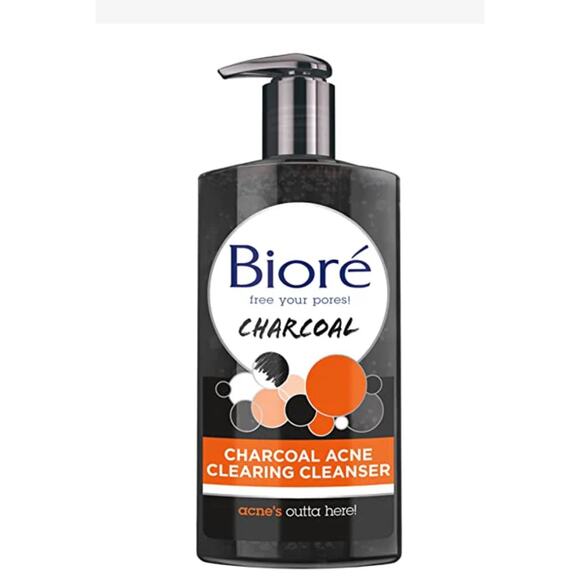 Bioré Charcoal Acne Cleanser Oil Absorption and Control for Acne Prone  6.77 Oz - Picture 1 of 1